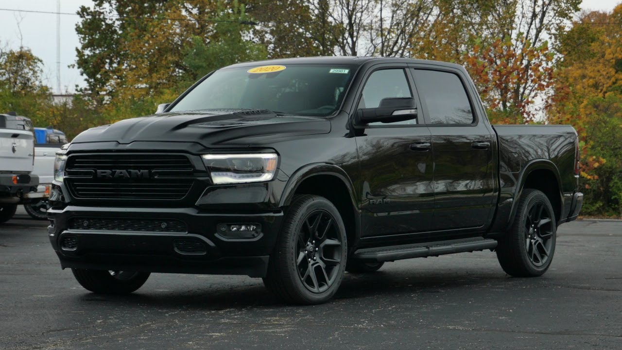 21 Ram 1500 Laramie Night Edition 4x4 Crew Cab For Sale t Youtube