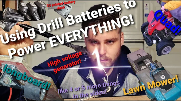 Using Drill Batteries to Power Everything! Hacking Your World Episode 1