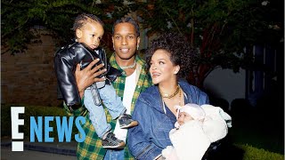 Rihanna Aap Rocky Debut Newborn Son In Rare Family Photoshoot E News