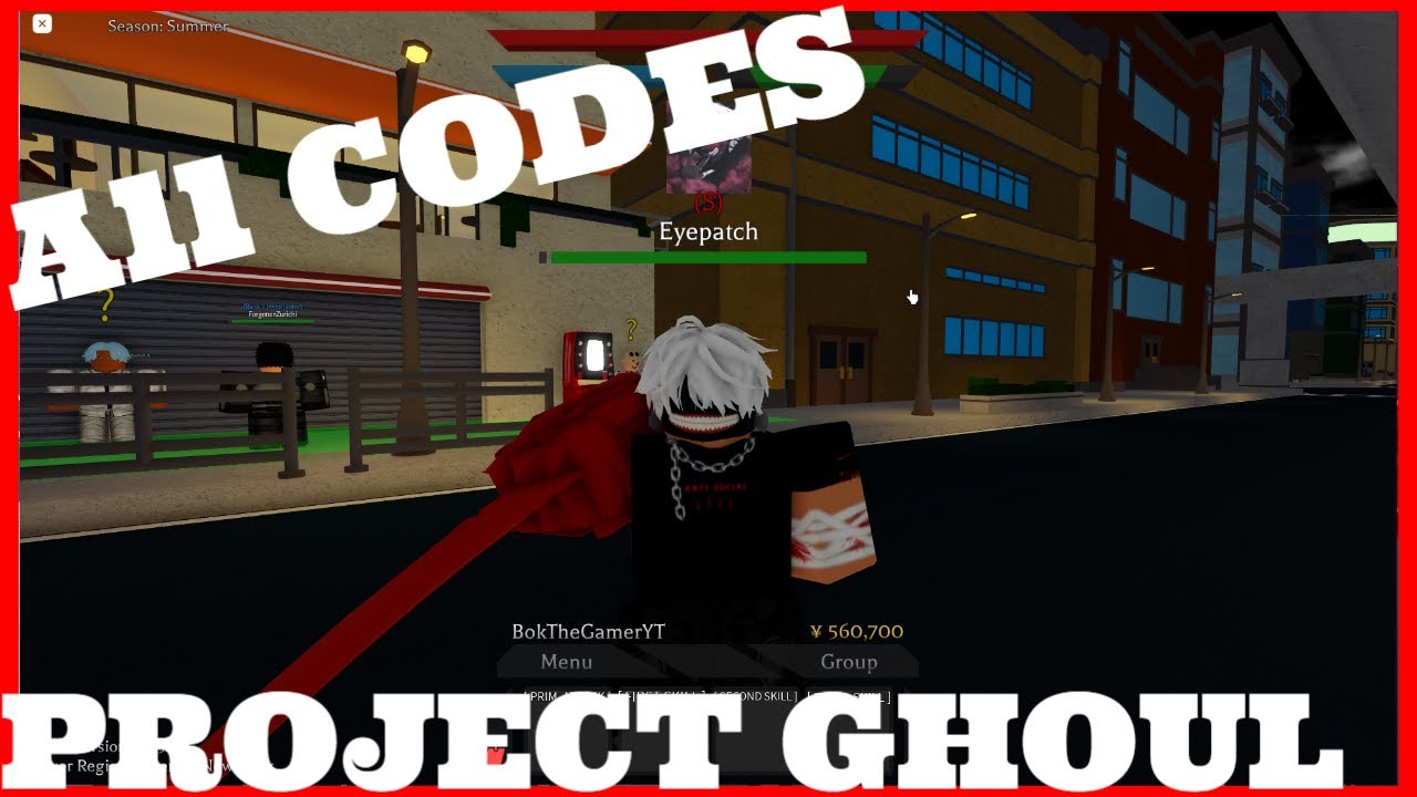 Every Code in Project Ghoul: Online (UPDATED), 100+ SPINS