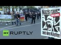 В Германии марш ультраправых в честь дня рождения Адольфа Гитлера закончился беспорядками