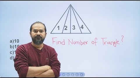 Counting Triangles & Squares | IQ tricks by Tek Pant