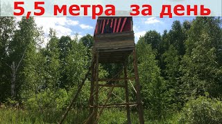 Лабаз для охоты на кабана или медведя