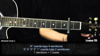 ¿Como afinar la guitarra en Drop C? La forma más fácil
