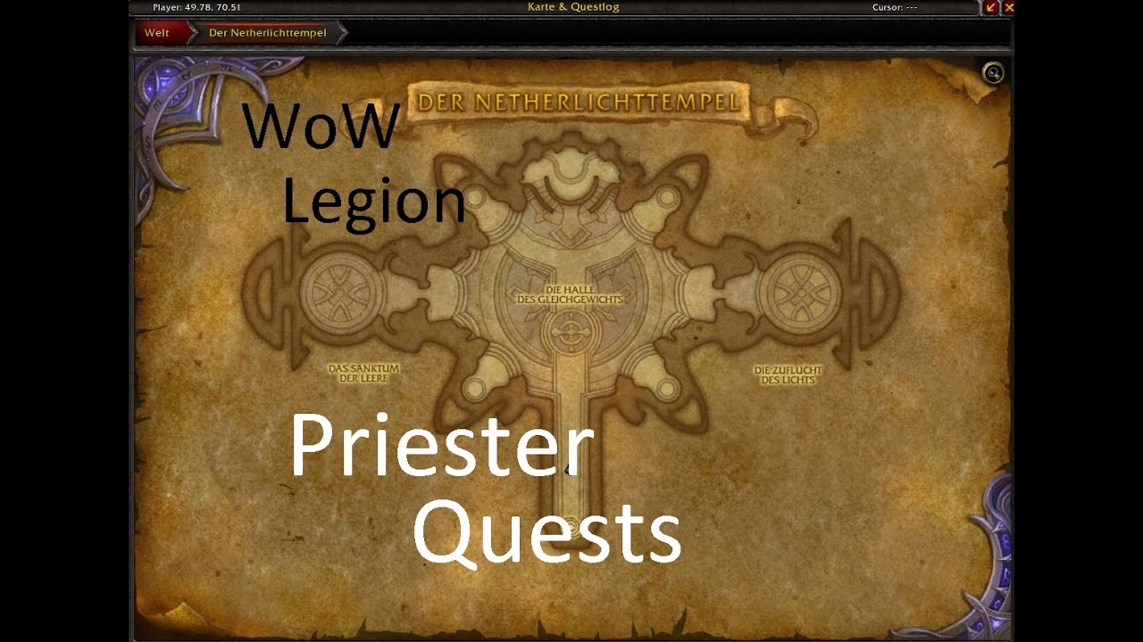 Izocke Wow Legion Klassenquests Priester 026 Hausbesuch Youtube