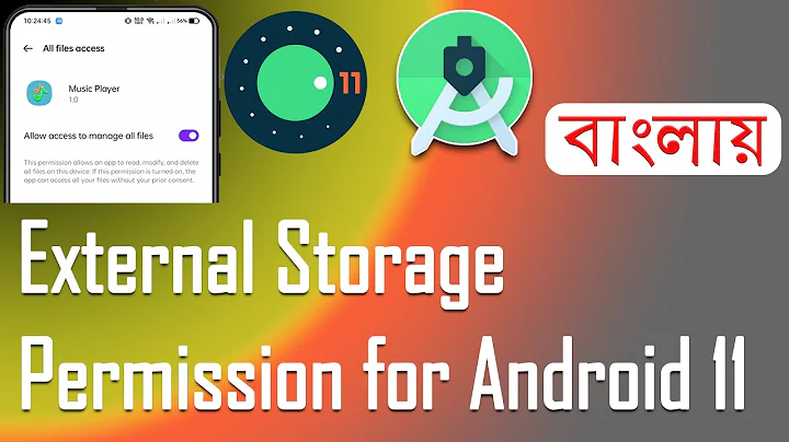 Storage access with Android 11 | java | Android Studio | Android 11