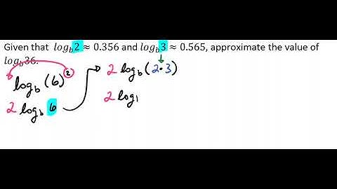 Appling Properties of Logarithms to Approximate Logarithmic Expressions Video