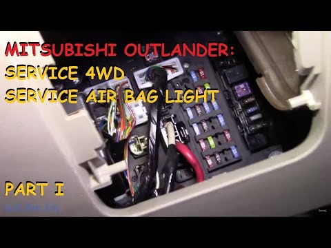 Mitsubishi Outlander: Service 4wd / Air Bag light - PART I