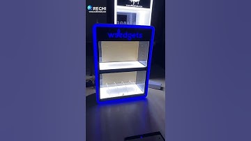 RGB LED Remote Control E-Juice Bottle E-cigarette Vape Display Case CBD Display Shelf