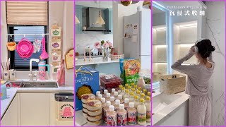 Ideal Bathroom Cabinet Organization | Refrigerator And Snacks Organizing✨
