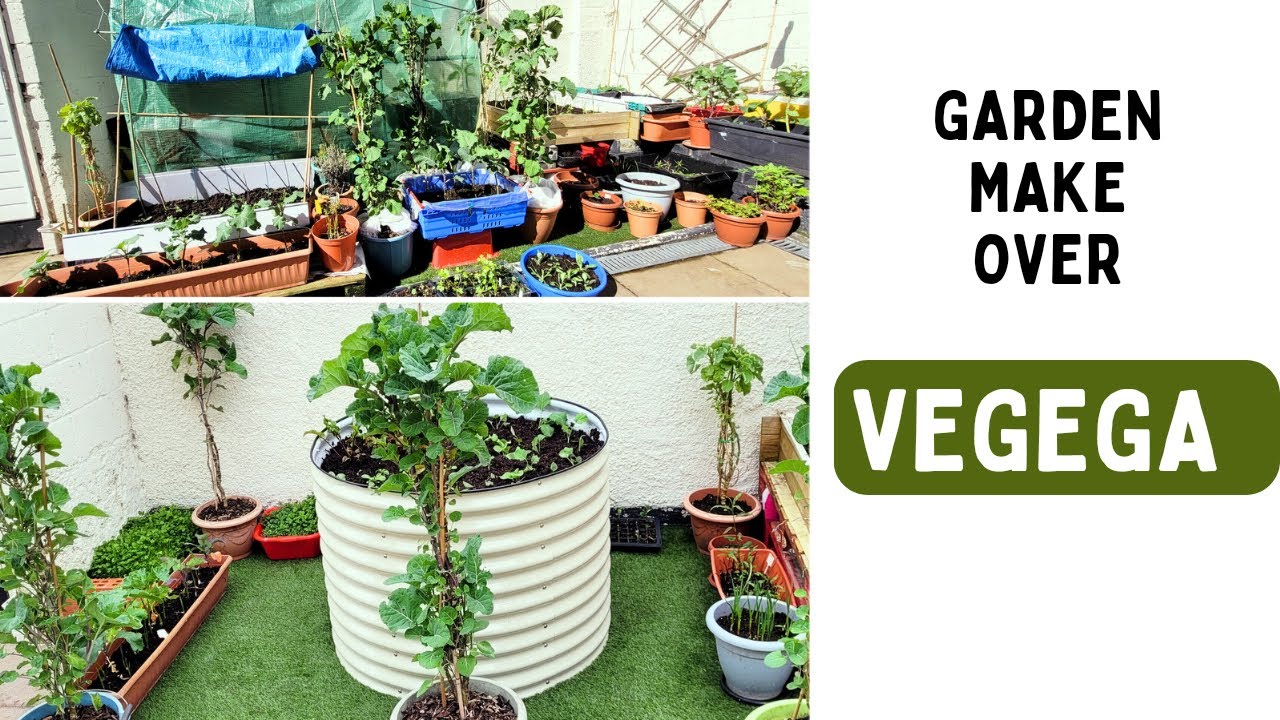 Giving my Garden a Make over with VEGEGA raised garden bed.