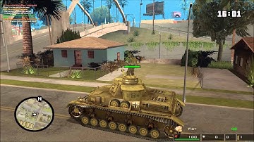 SAAW script testing: Working tank tracks for Multi Theft Auto 1.4
