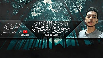 سورة القيامة كامله تلاوه هادئه💙🤍 راحه نفسيه😌🎧|احمد حامد