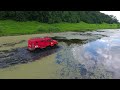 Испытания вездеходов РУСАК К-6 в болотах Нижегородской области