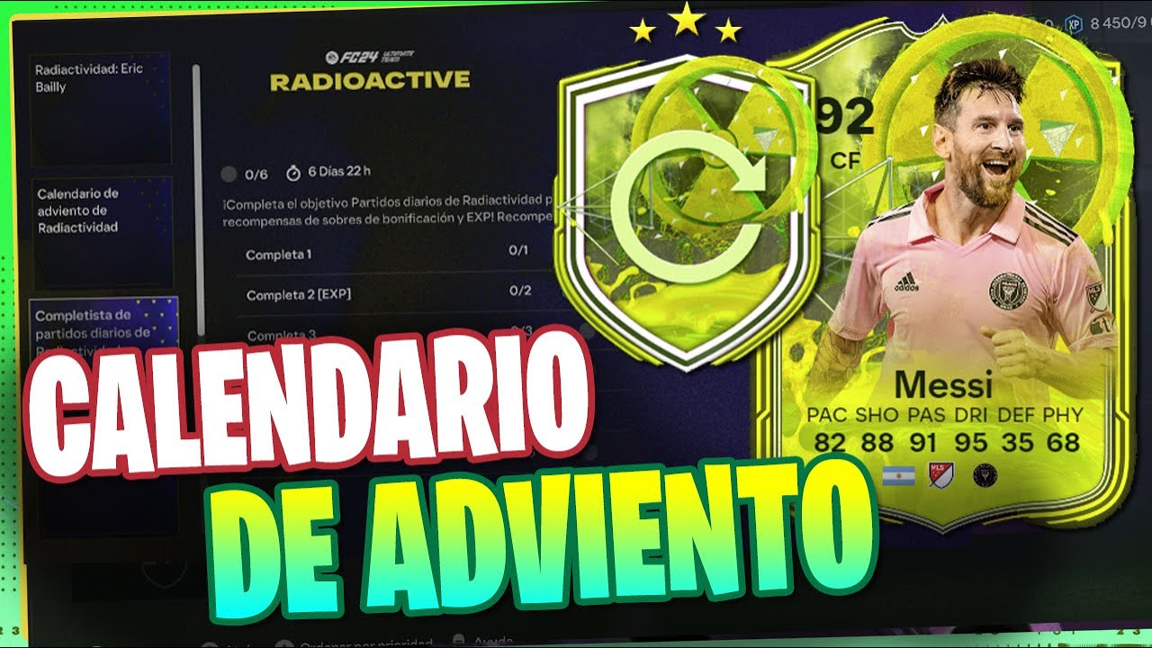 CALENDARIO DE ADVIENTO DE RADIACTIVIDAD en EAFC 24 RADIOACTIVE en