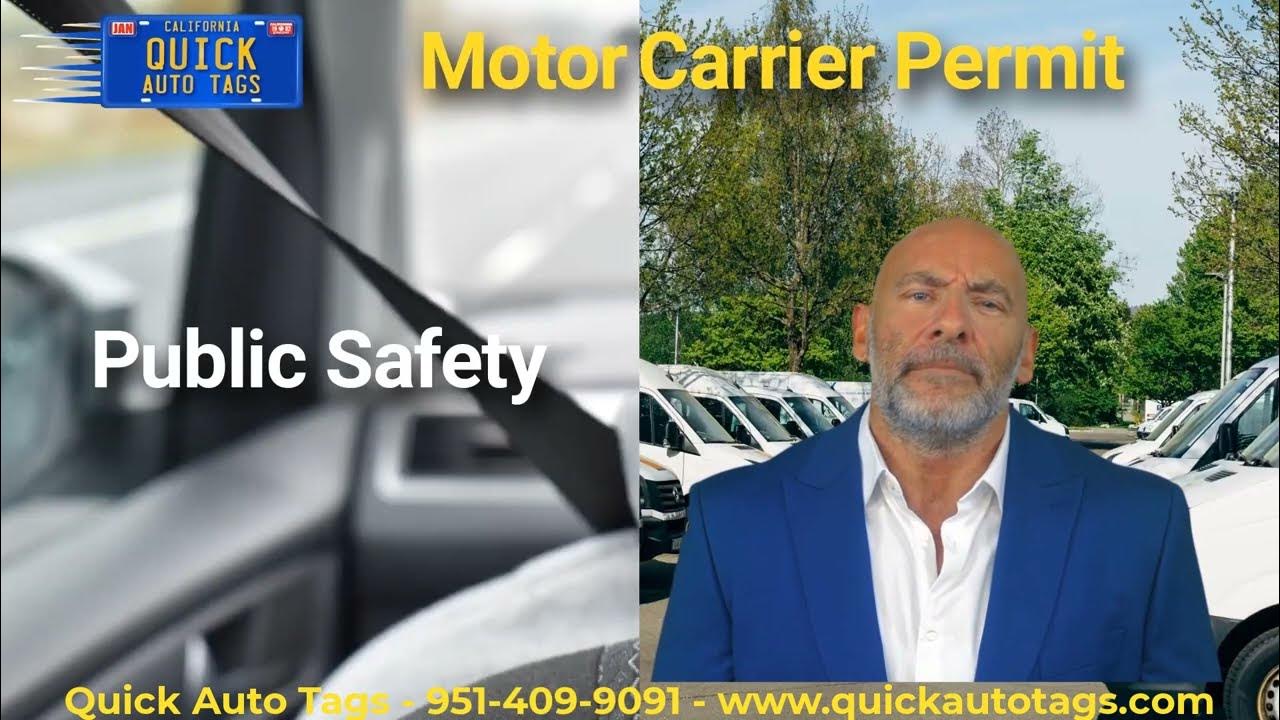 Motor Carrier Permit YouTube