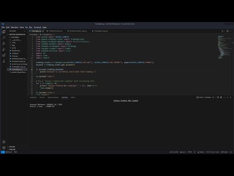 Alpaca Trading Bot / Lumibot / Python