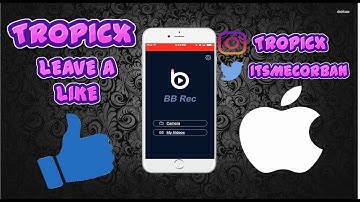 NEW Screen Recorder BB REC For IOS 10.2 9/10 iPhone,iPod & iPad