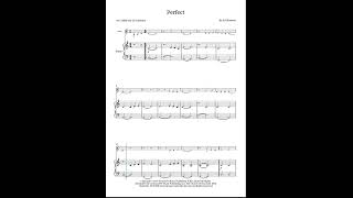 Perfect – Ed Sheeran | Violin   Piano 🎵🎹 | Sheet Music