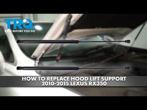 How to Replace Hood Lift Support 2010-2015 Lexus RX350