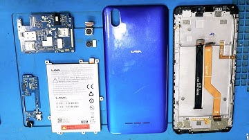 lava z62 disassembly / lava lf9810 disassembly / teardown / back panel open