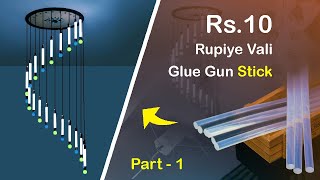 Glue gun stick hacks | Jhumar Making Part - 1 | Wall hanging | 2023