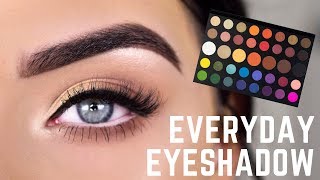 EASY EVERYDAY EYESHADOW | James Charles Palette Eye Makeup Tutorial