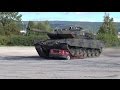 Panzer Leopard 2A6 überrollt Auto Car squashed by tank ♦ Tank crushing Car Bundeswehr PKW