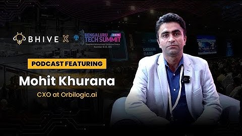Mohit Khurana, Founder of OrbiLogic | The BHIVE Show | BTS 2025