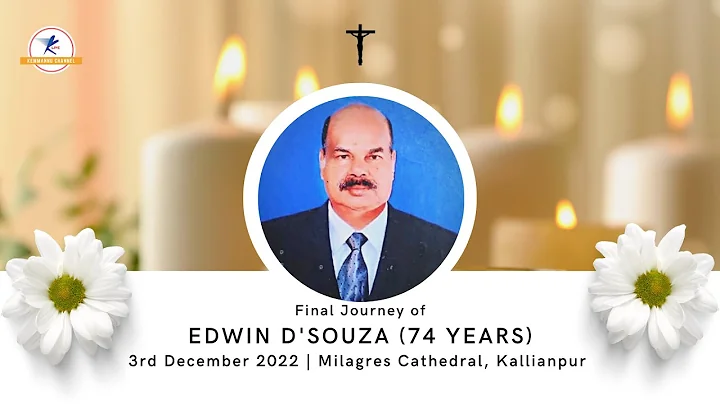 Final Journey of Edwin D'souza (74 years) | LIVE f...