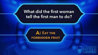 God Creates Man and Woman Bible Trivia Game screenshot 4
