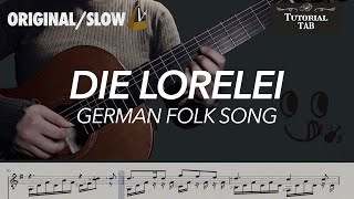 Die Lorelei - German Folksong (Fingerstyle Tutorial with TAB)