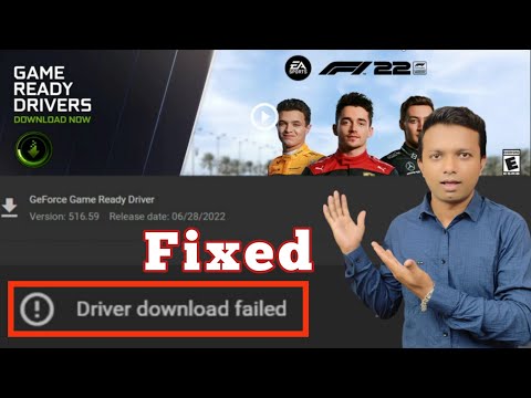 NVIDIA GeForce Game Ready Driver Download Failed | Fixed Nvidia Driver Installation Can't Continue.