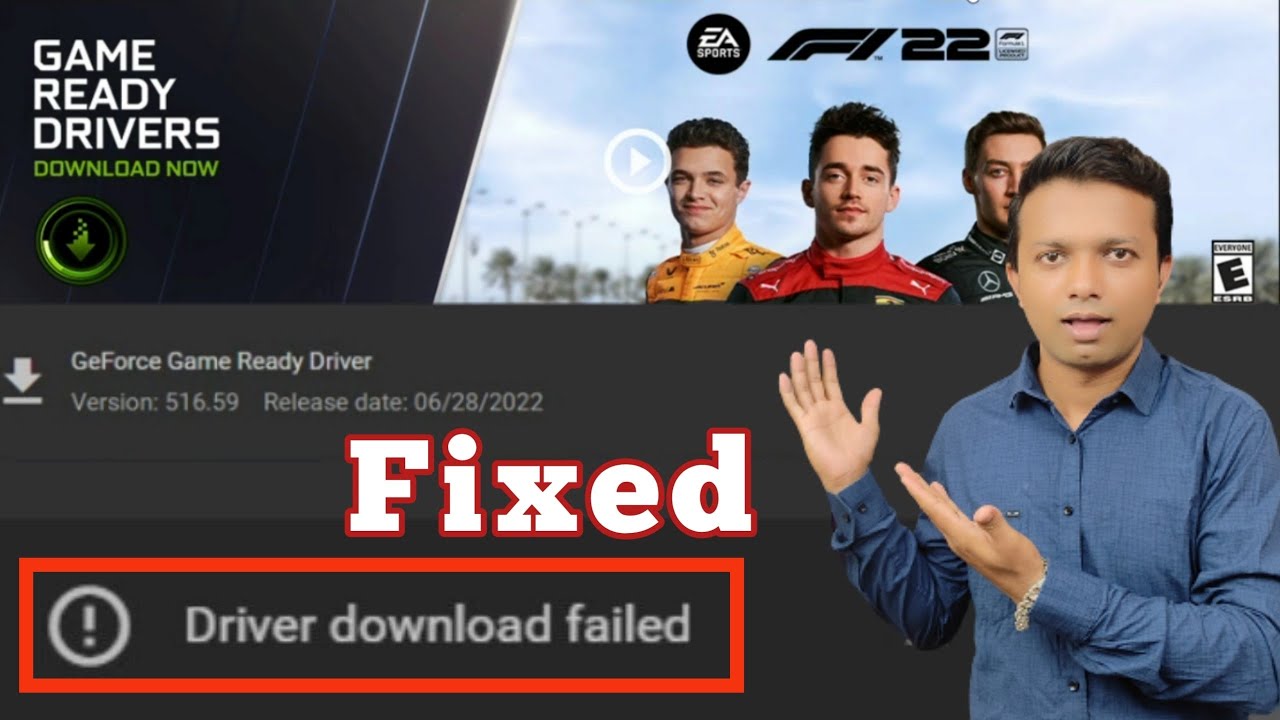 NVIDIA GeForce Game Ready Driver Download Failed Fixed Nvidia Driver Installation Can