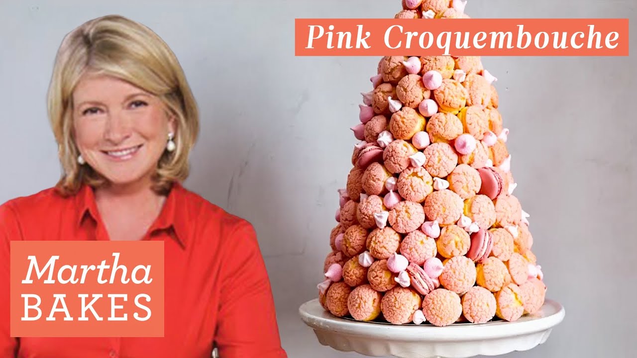 Martha Stewart's Pink Croquembouche | Martha Bakes Recipes | Martha Stewart Living