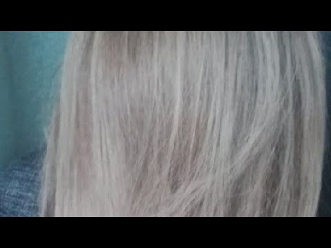 صبغه شعر من الأشقر الئ رمادي غامق