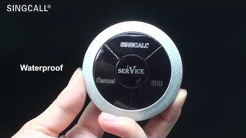 Caregiver Pager Wireless SOS Call Button System Nurse Calling Alert Pager System for Elderly Patient