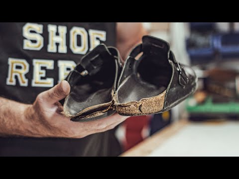 Repairing 16 Year Old Birkenstocks: Total Transformation by KW Shoe Repair