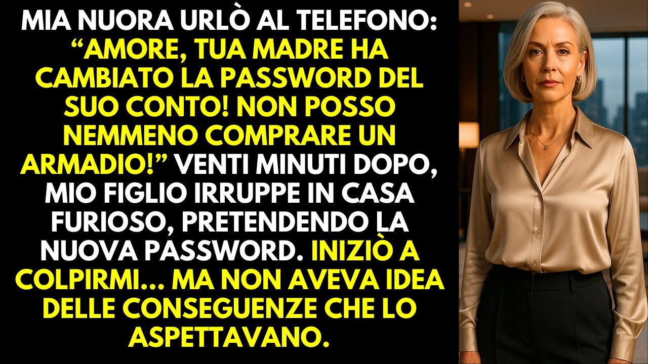 “Tua madre ha bloccato la mia carta!” urlò lei. Dieci minuti dopo, mio figlio entrò furioso...