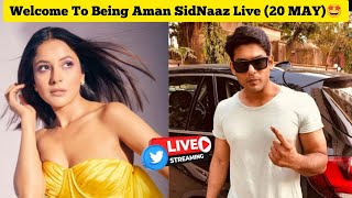 [20 MAY] Shehnaaz Gill Story in Yellow Dress 💛🥰 Being Aman SidNaaz Fans Live 💫