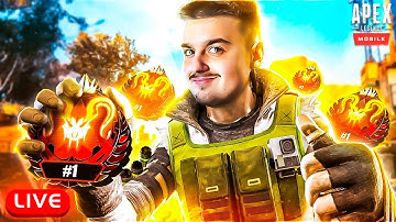 #1 BEST APEX PREDATOR TEAM in Apex Legends Mobile (BRONZE TO MASTER IN 1 STREAM)