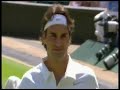 Amazing tennis shot - backwards blind lob