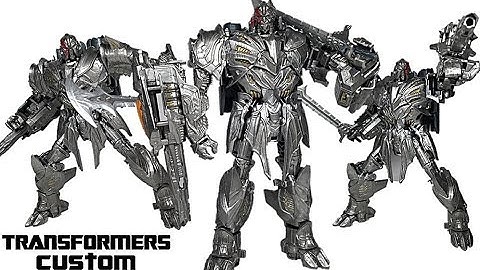 Transformers Custom: Megatron The Last Knight Leader Decepticon TLK Figure Review