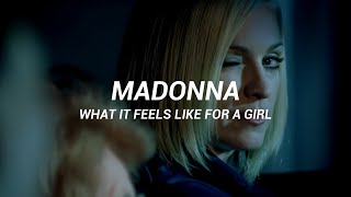 Madonna - What It Feels Like For A Girl (Español) [Music Video]