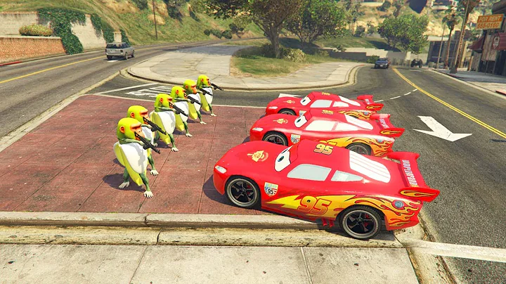 Lightning McQueen Rescue the city vs Team Tung Tung Tung Sahur