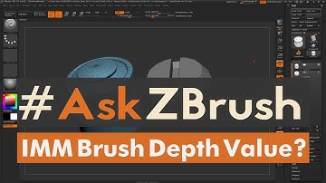 #AskZBrush: “How can I set the Depth an IMM Brush draws out to?”