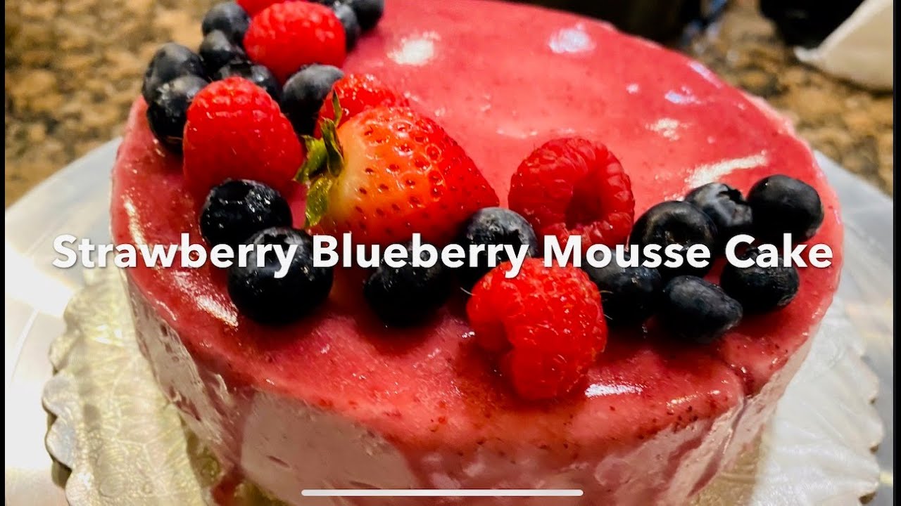 Mixed Berry Mousse Cake YouTube