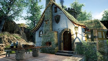 SKYRIM inspired Wizards House. an Unreal 4 Animation