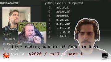 Advent of code in Rust - solving year 2020 exercise 17 p1 (Twitch Live 2021-08-30)
