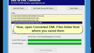 DBX to EML Converter to convert .dbx files into EML